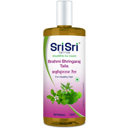 Sri Sri Tattva Brahmi Bhringaraj Hair Oil - Pack Of 1 (100ml)