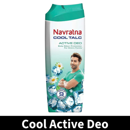 Navratna Active Deo Cool Talc - Pack Of 1 (50g)