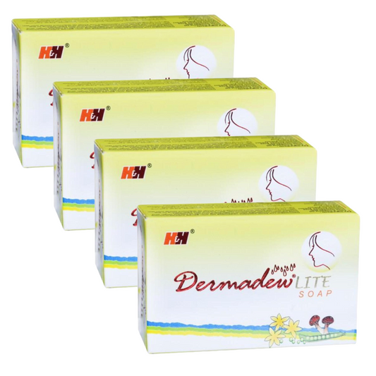 Dermadew Lite Moisturising Soap - 75g (Pack Of 4)