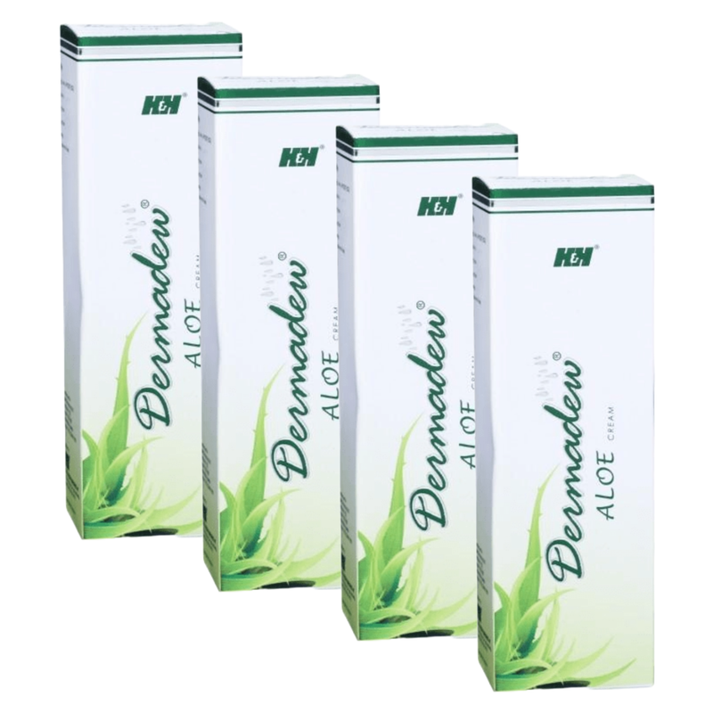 Dermadew Aloe Moisturising Cream - 50g (Pack Of 4)