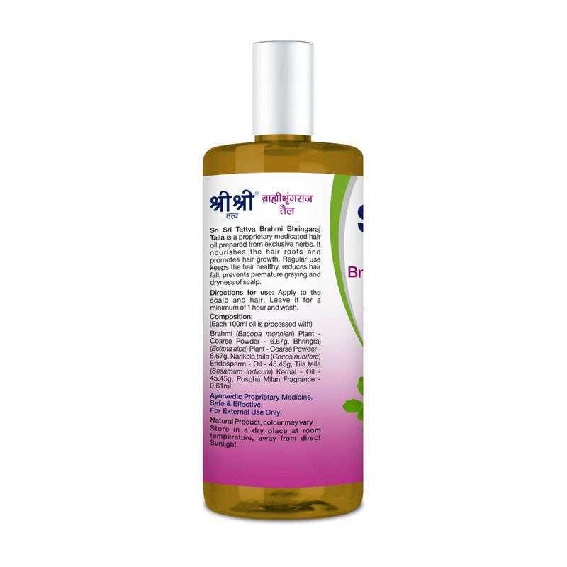 Sri Sri Tattva Brahmi Bhringaraj Taila Oil - 100ml