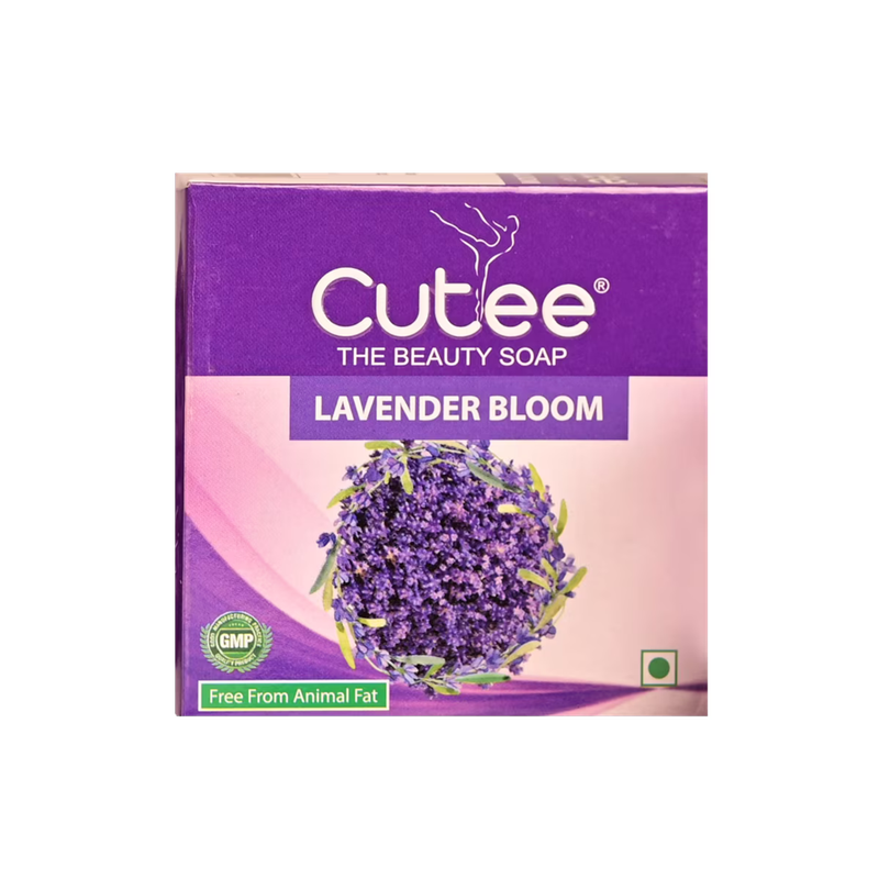 Cutee The Beauty Lavender Bloom Soap - Pack Of 1 (100g)