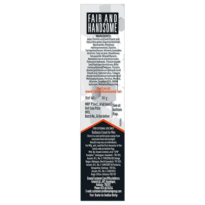 Emami Fair & Handsome Fairness Cream - Fair & Handsome, For Men, 30 g - Pack Of 2